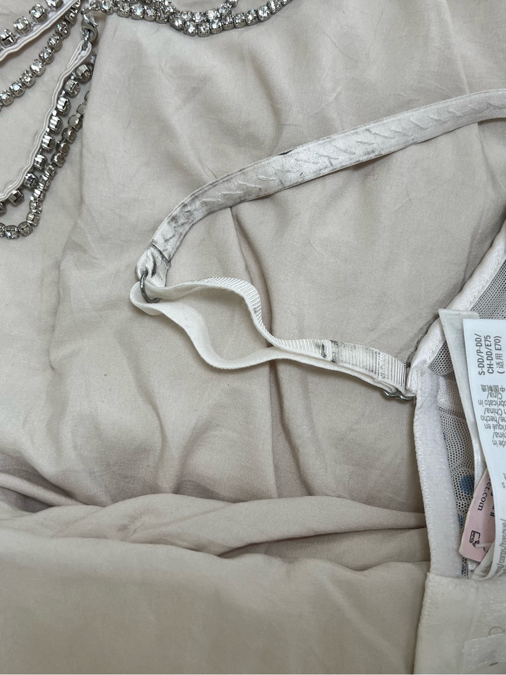 Victoria's Secret Ivory Crystal-Embellished Lingerie Set - Picture 10 of 10